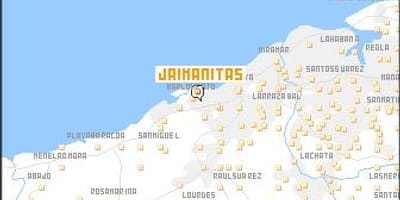 Mapa jaimanitas Kuba