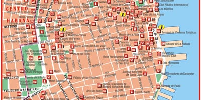 Mapa Havana vieja